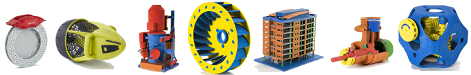 3D printing / rapid prototyping examples