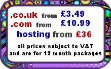Domain Names and Hosting packages