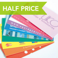 Half Price Regular Business Cards